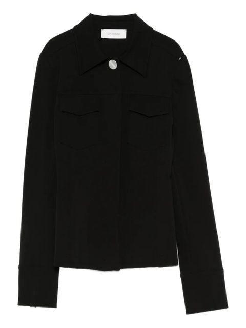 Sportmax point-collar jacket - Black - zdjęcie produktu nr 1