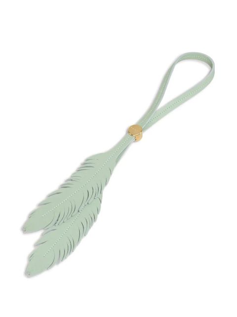 Marni feather leather charm - Green