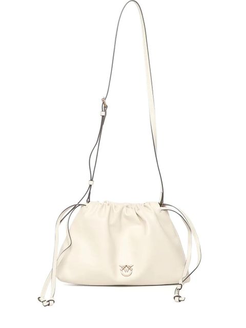 PINKO drawstring logo shoulder bag - White - zdjęcie produktu nr 1