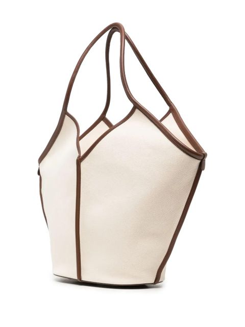 Hereu Calella canvas tote bag - Neutrals
