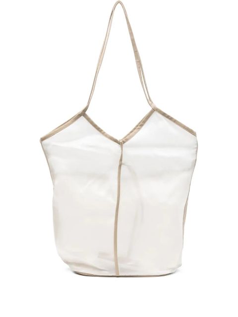 Hereu double-handle tote bag - Neutrals - zdjęcie produktu nr 1