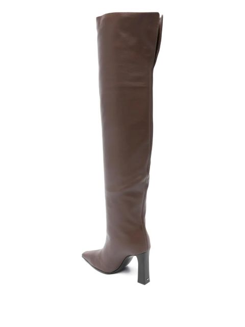 Giuseppe Zanotti leather over-the-knee boots - Brown