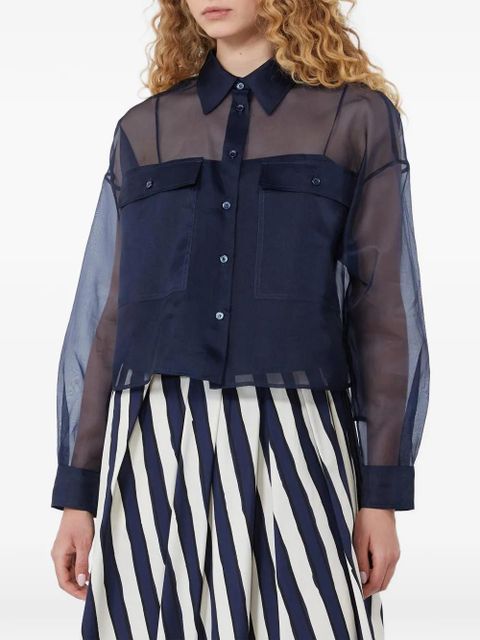 Weekend Max Mara Colomba pocket blouse - Blue