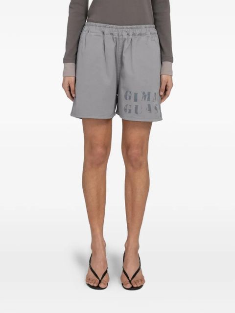 Gimaguas Gima logo-print shorts - Grey - zdjęcie produktu nr 1