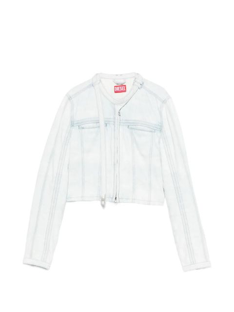 Diesel zip denim jacket - Blue - zdjęcie produktu nr 1