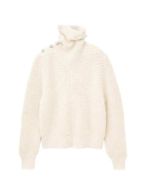Ba&Sh Roumane button sweater - Neutrals - zdjęcie produktu nr 1