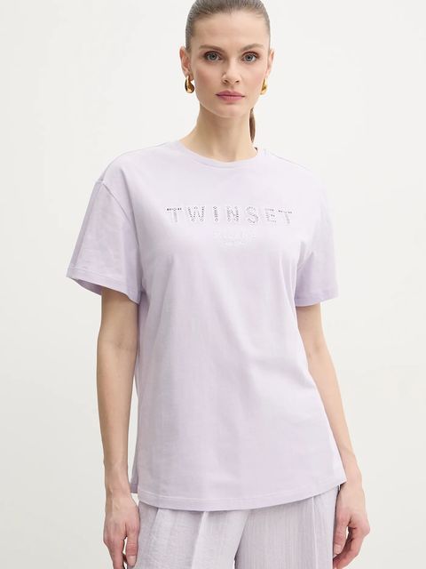 Twinset t-shirt bawełniany - zdjęcie produktu nr 1