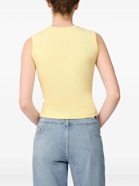 Axel Arigato ribbed scoop-neck tank top - Yellow