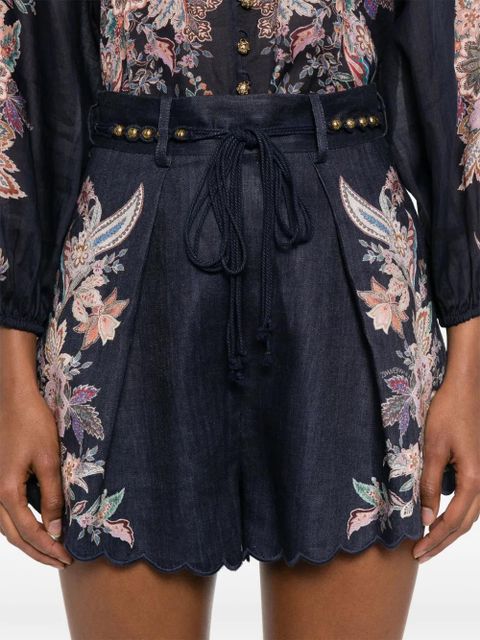 ZIMMERMANN Rhiannon shorts - Blue