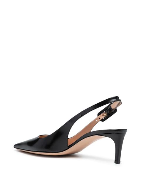 Gianvito Rossi Lindsay 60mm slingback pumps - Black - zdjęcie produktu nr 2
