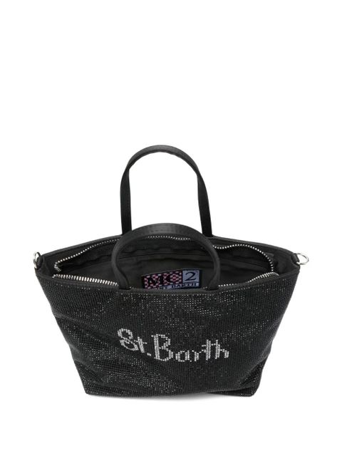 MC2 Saint Barth logo-embellished top-handles tote bag - Black