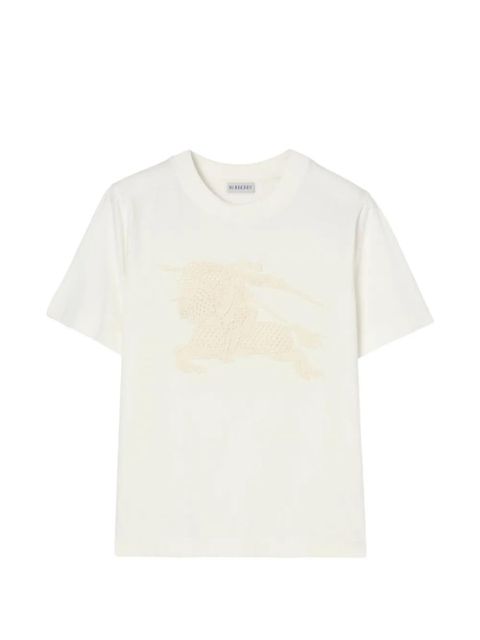 Burberry EKD cotton T-shirt - White - zdjęcie produktu nr 1