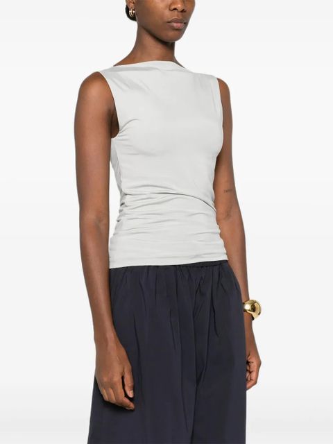 St. Agni boat-neck jersey top - Grey - zdjęcie produktu nr 2