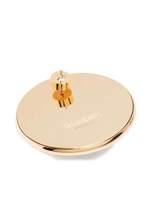 Jacquemus Les Pendants Rond earrings - Gold - zdjęcie produktu nr 2