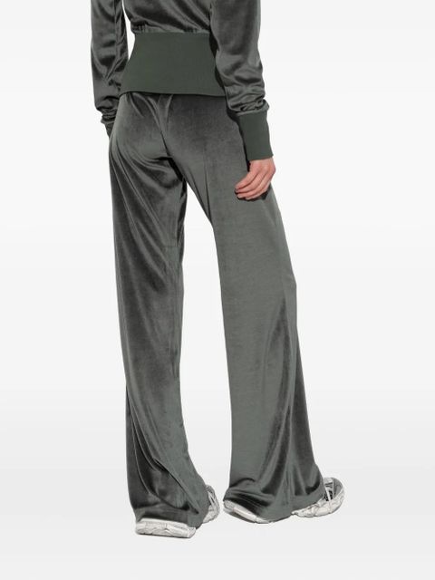Balenciaga velour wide-leg track pants - Grey - zdjęcie produktu nr 2
