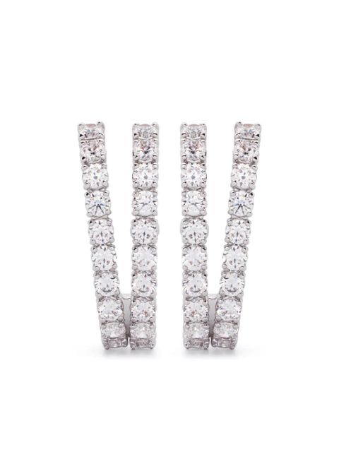 Swarovski Matrix earrings - Silver - zdjęcie produktu nr 1