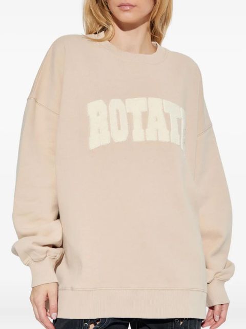 ROTATE BIRGER CHRISTENSEN logo-appliqué sweatshirt - Neutrals - zdjęcie produktu nr 2
