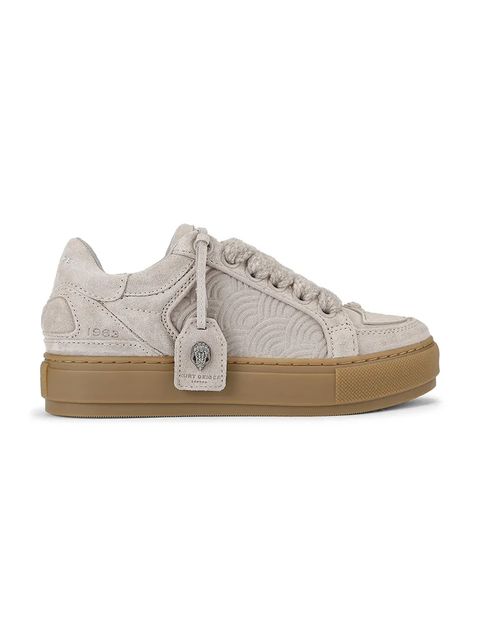 Kurt Geiger London sneakersy zamszowe Southbank Tag kolor beżowy 493347209 - zdjęcie produktu nr 1