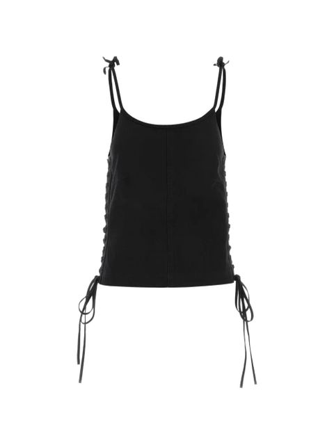 Balenciaga tie detail tank top - Black - zdjęcie produktu nr 1