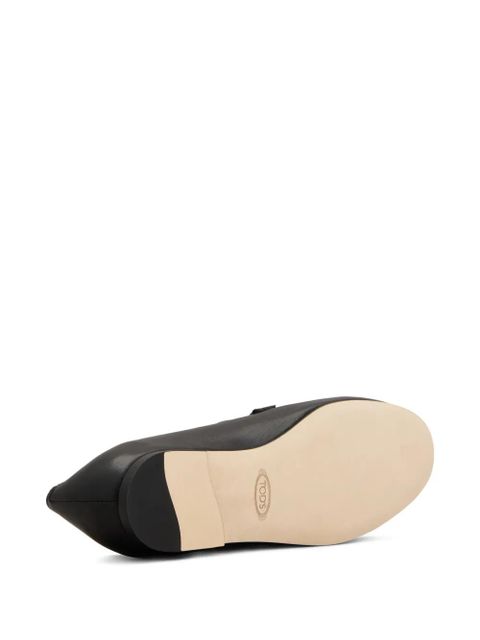 Tod's leather loafers - Black