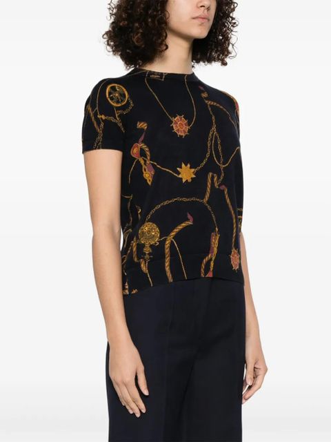 Lauren Ralph Lauren printed T-shirt - Blue - zdjęcie produktu nr 2