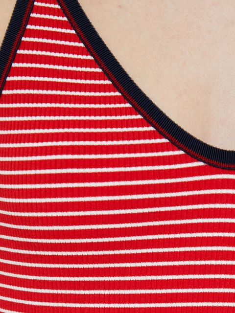 Tommy Hilfiger sukienka kolor czerwony midi prosta