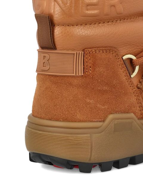 BOGNER shearling leather ankle boots - Brown