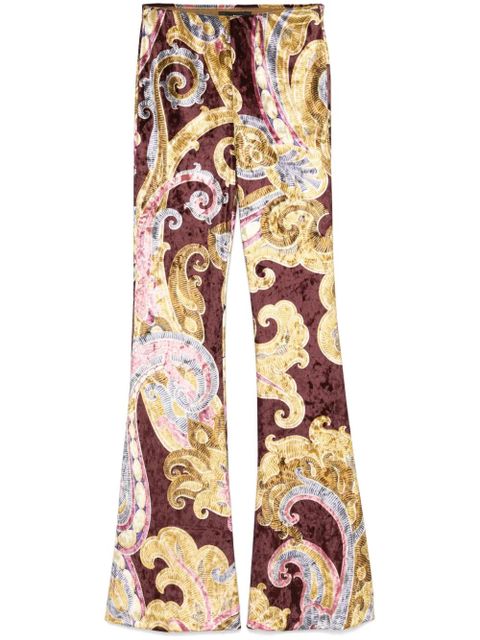 ETRO printed trousers - Red - zdjęcie produktu nr 1