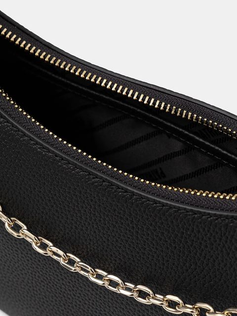 Patrizia Pepe torebka skórzana kolor czarny 8B0310 L001