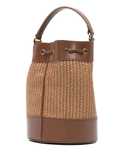 Gianvito Rossi tassel-detail bucket bag - Brown