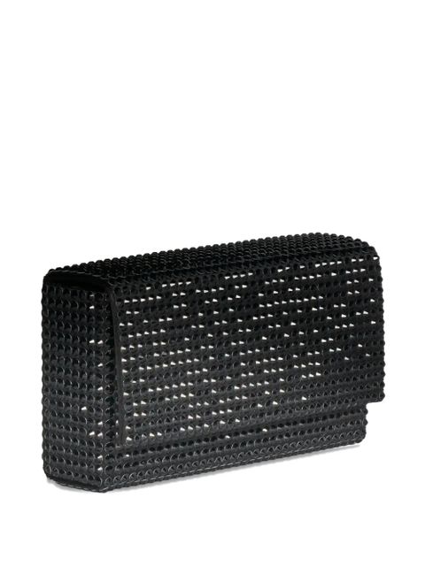Amina Muaddi embellished clutch bag - Black - zdjęcie produktu nr 1