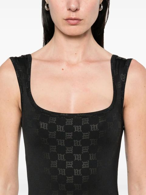 MISBHV monogram playsuit - Black