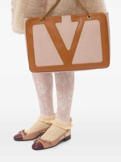 Valentino Garavani medium Viva Superstar tote bag - Neutrals