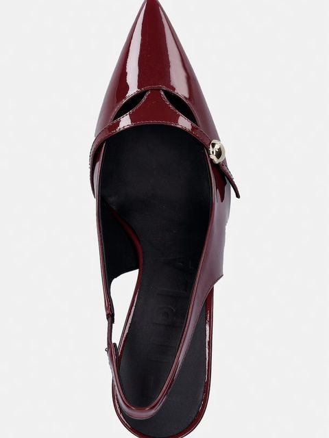 Furla szpilki skórzane Sfera Slingback