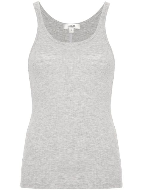 AGOLDE sleeveless jersey tank top - Grey - zdjęcie produktu nr 1