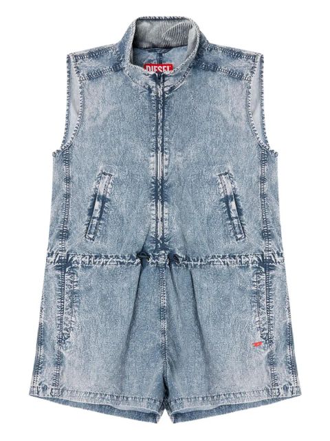Diesel J-Annet denim sleeveless jumpsuit - Blue - zdjęcie produktu nr 1