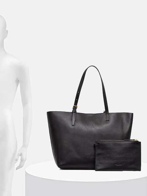 Marc O'Polo torebka skórzana kolor czarny 50611950301141