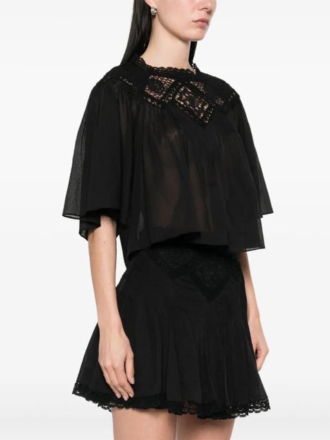 MARANT ÉTOILE Garia top - Black