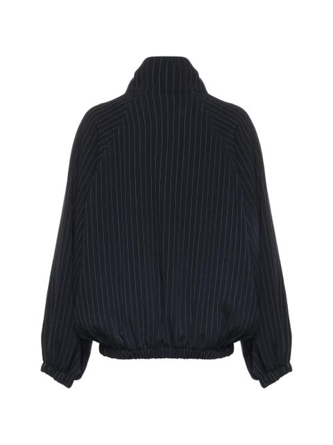 The Frankie Shop Baxter pinstripe raglan-sleeve jacket - Blue - zdjęcie produktu nr 2