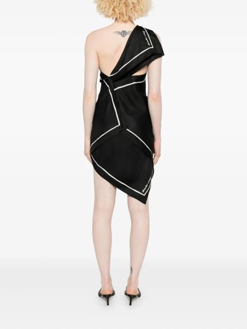Alexander Wang one-shoulder mini dress - Black