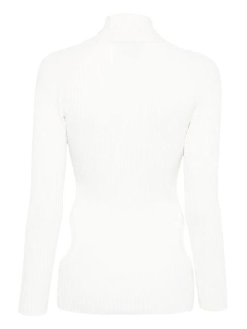 Coperni cut-out detail ribbed top - White - zdjęcie produktu nr 2