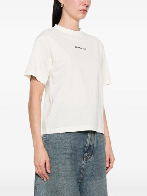 Balenciaga logo T-shirt - Neutrals