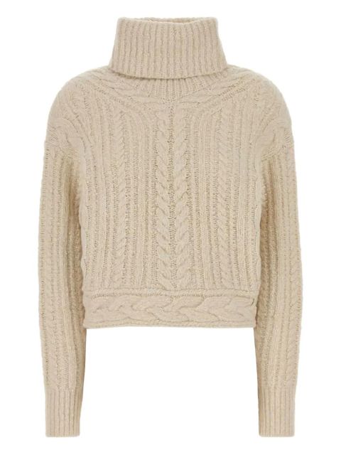 MARANT ÉTOILE cable-knit jumper - Neutrals - zdjęcie produktu nr 1