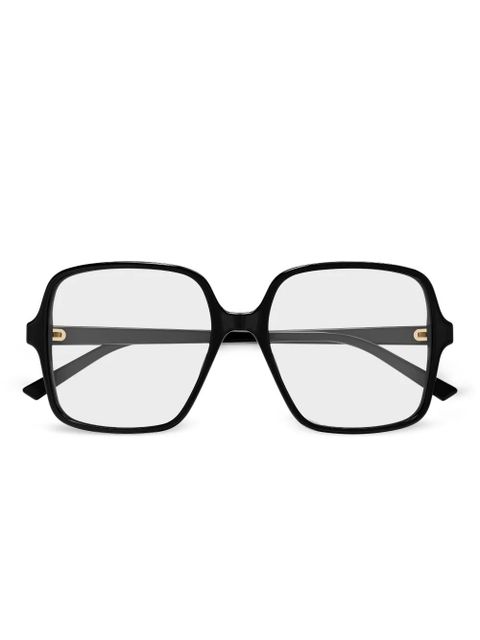 Gucci Eyewear logo-detail glasses - Black - zdjęcie produktu nr 1