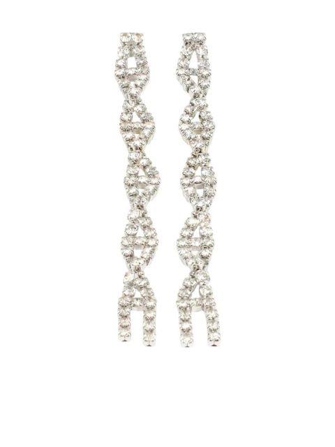 Balenciaga Riviera embellished drop earrings - Silver - zdjęcie produktu nr 2