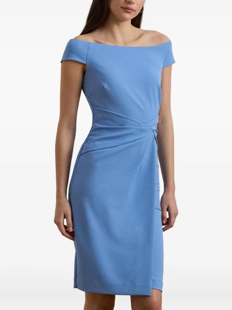 Lauren Ralph Lauren off-the-shoulder mini dress - Blue