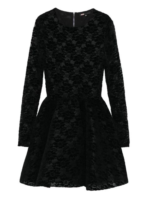 Maje lace-panel flared dress - Black - zdjęcie produktu nr 1