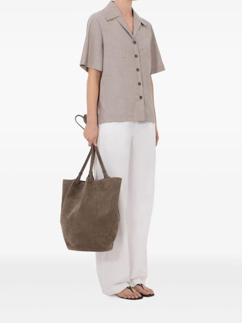 LouLou de Saison button short-sleeve shirt - Neutrals