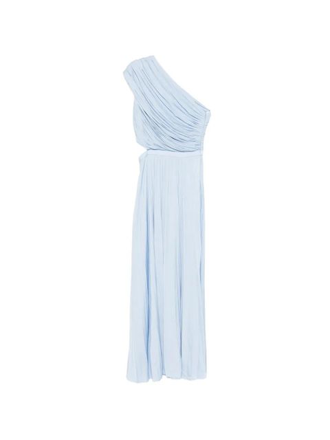Maje cut-out one-shoulder midi dress - Blue - zdjęcie produktu nr 1