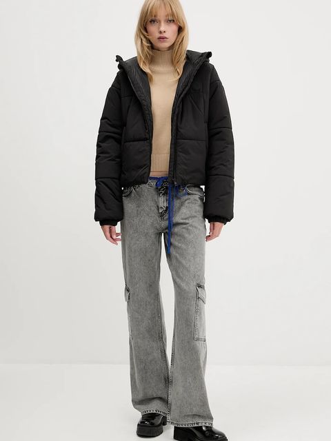 Hugo Blue kurtka kolor czarny zimowa oversize 50547675 - zdjęcie produktu nr 2